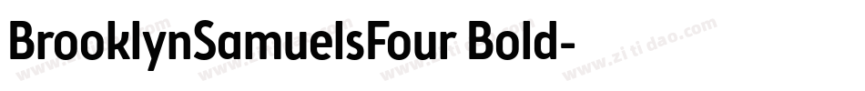 BrooklynSamuelsFour Bold字体转换